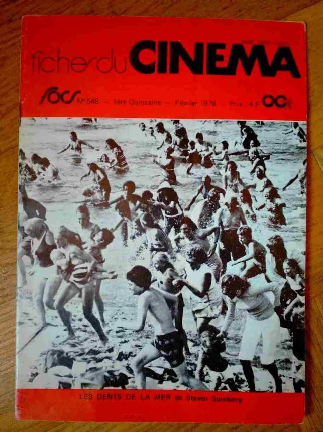 FICHES DU CINEMA | LES magazine side cover Issue 548  February 1976