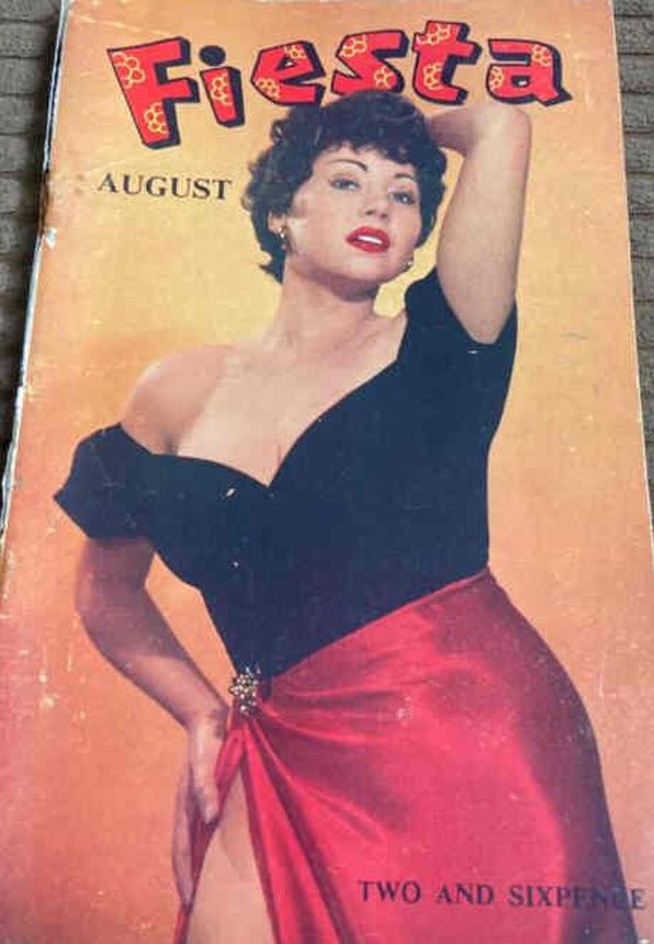 FIESTA (50s UK) magazine side cover Issue 3  August 1956