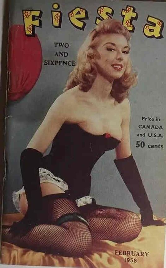 FIESTA (50s UK) magazine side cover  February 1958