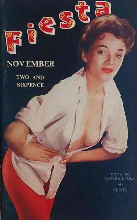 FIESTA (50s UK) magazine side cover  November 1958