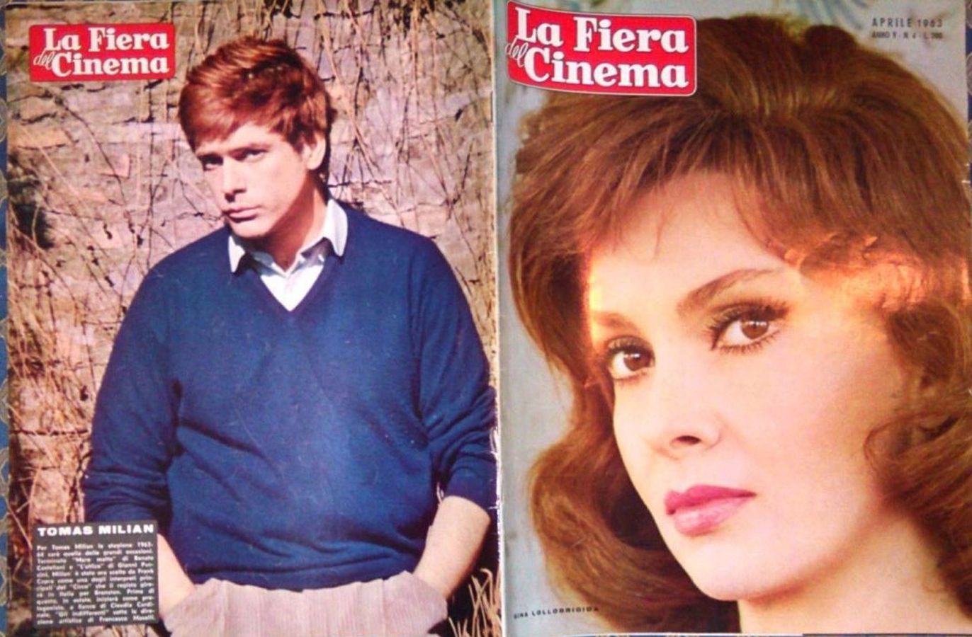 FIERA DEL CINEMA | LA magazine side cover  April 1963