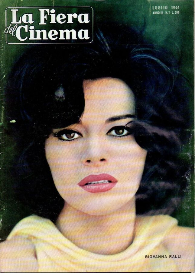 FIERA DEL CINEMA | LA magazine side cover July 1961
