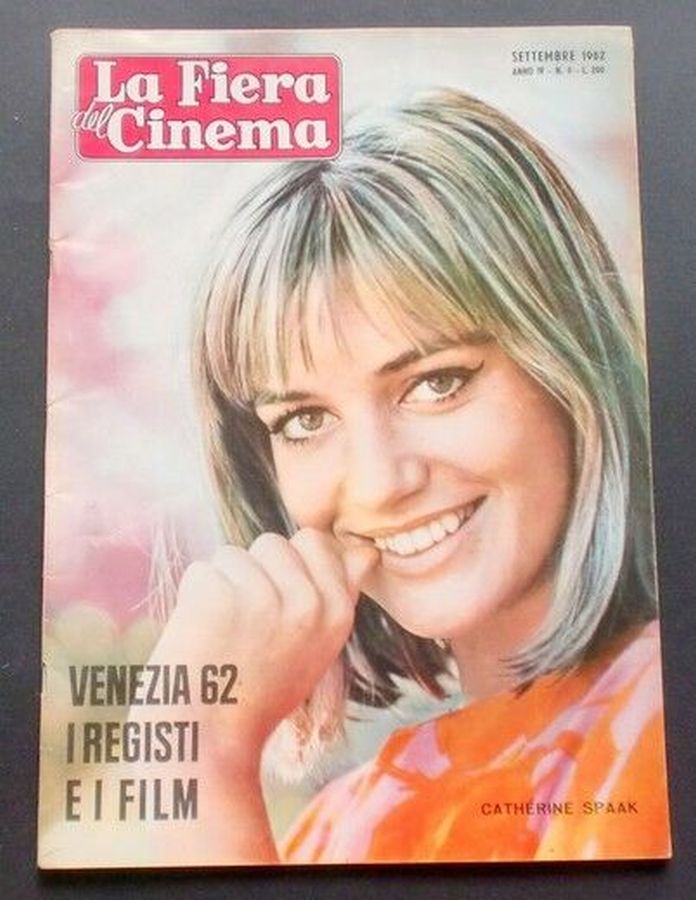 FIERA DEL CINEMA | LA magazine side cover September 1962