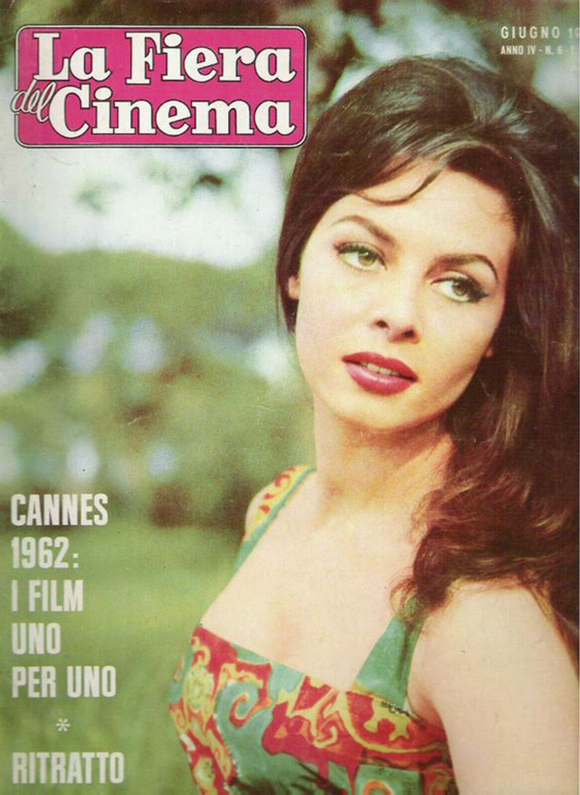 FIERA DEL CINEMA | LA magazine side cover June 1962