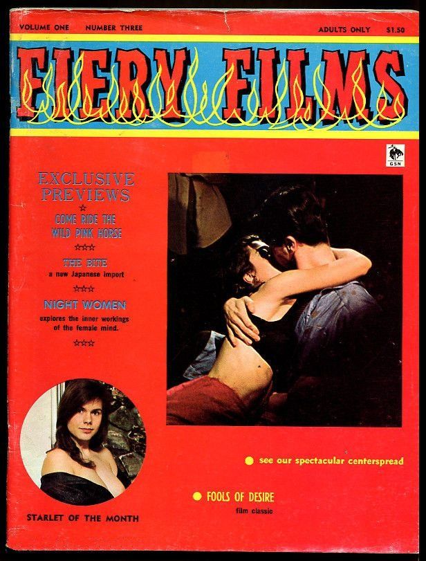 FIERY FILMS magazine side cover Issue 3  Vol 1 # 3  1967