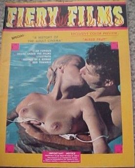 FIERY FILMS magazine side cover  Vol 3 # 5  1969