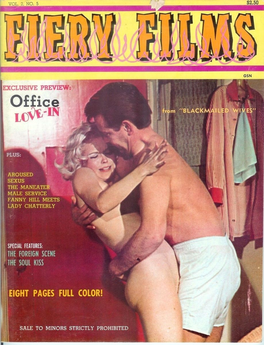 FIERY FILMS magazine side cover Issue 9  Vol 2 No 5  1968