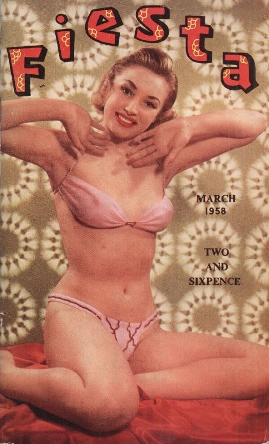 FIESTA (50s UK) magazine side cover  March 1958