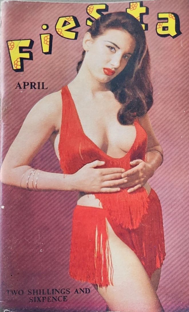 FIESTA (50s UK) magazine side cover  April 1957