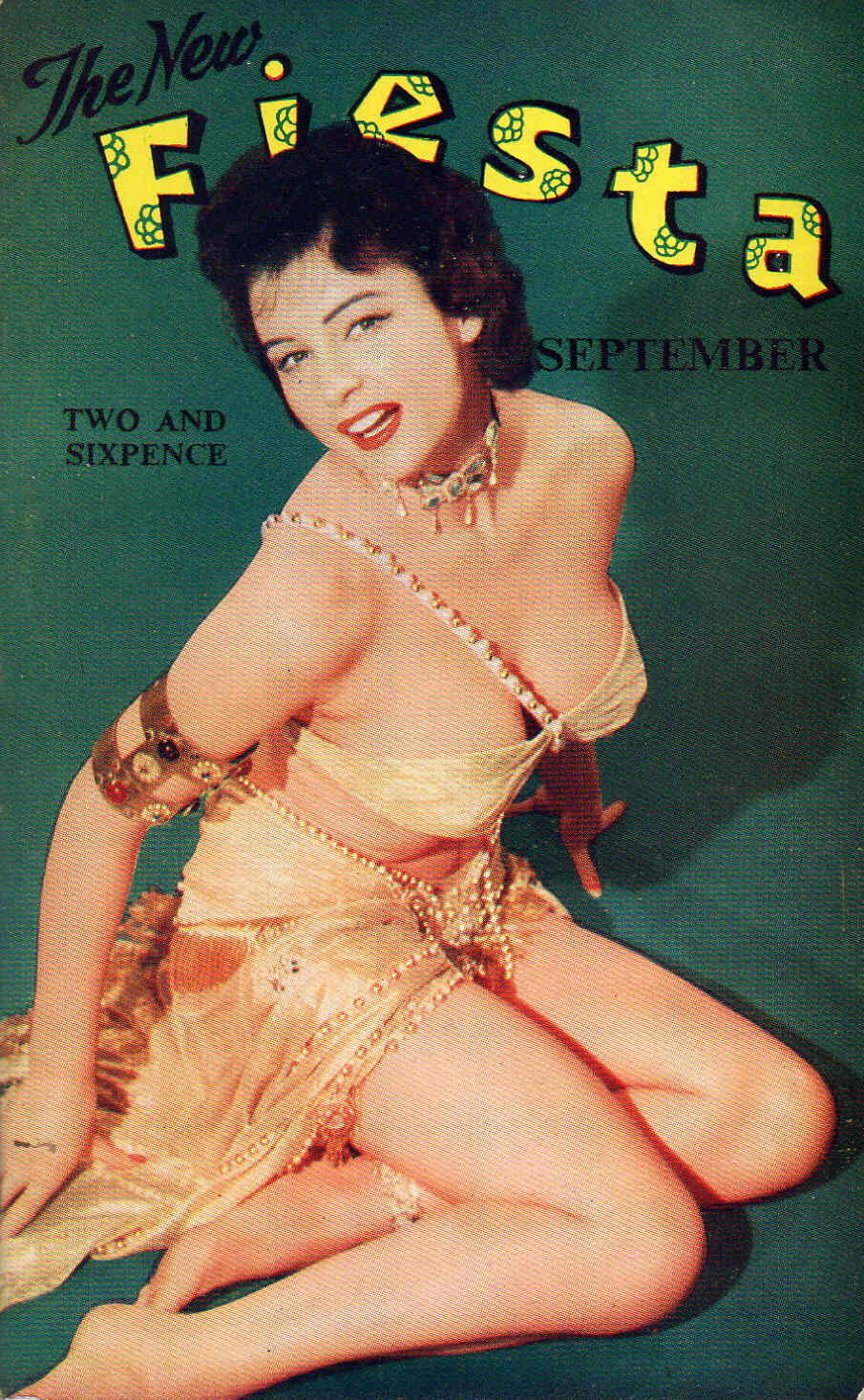 FIESTA (50s UK) magazine side cover September 1957