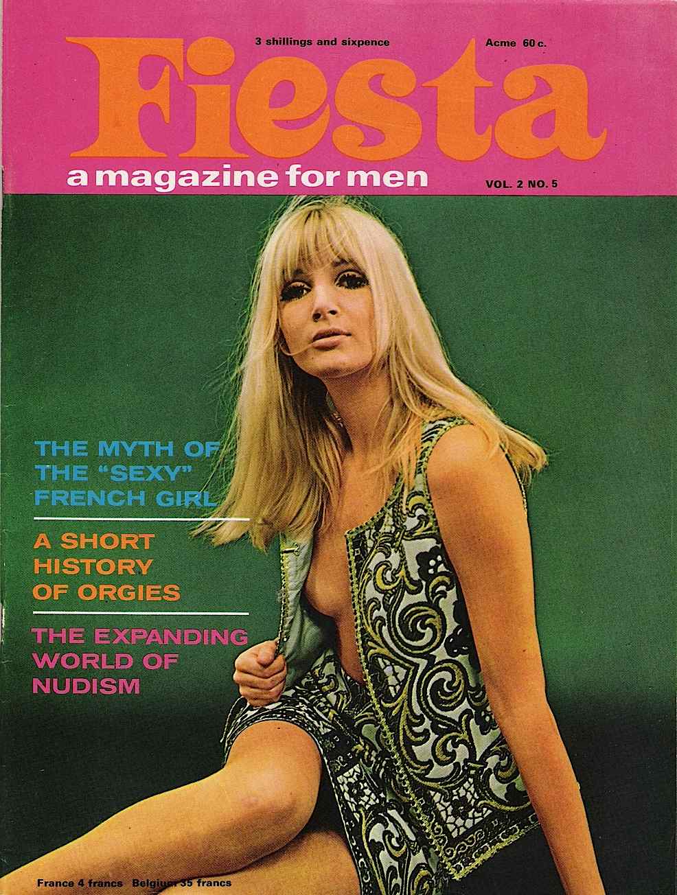 FIESTA (UK) magazine side cover  Vol 2 No  5  July 1968
