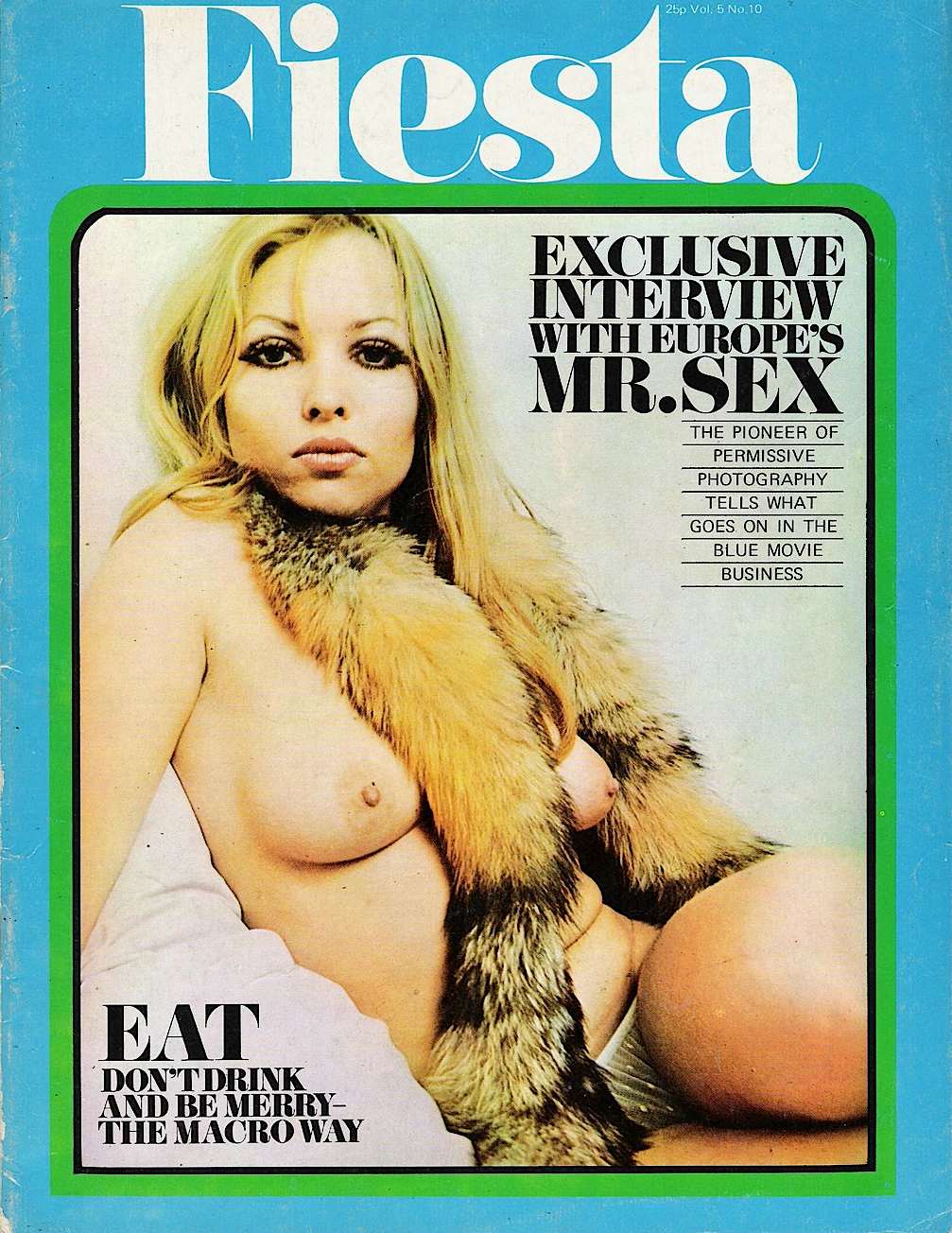 FIESTA (UK) magazine side cover  Vol 5 No  10  October 1971