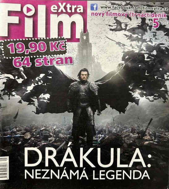 FILM EXTRA magazine side cover  May 2014