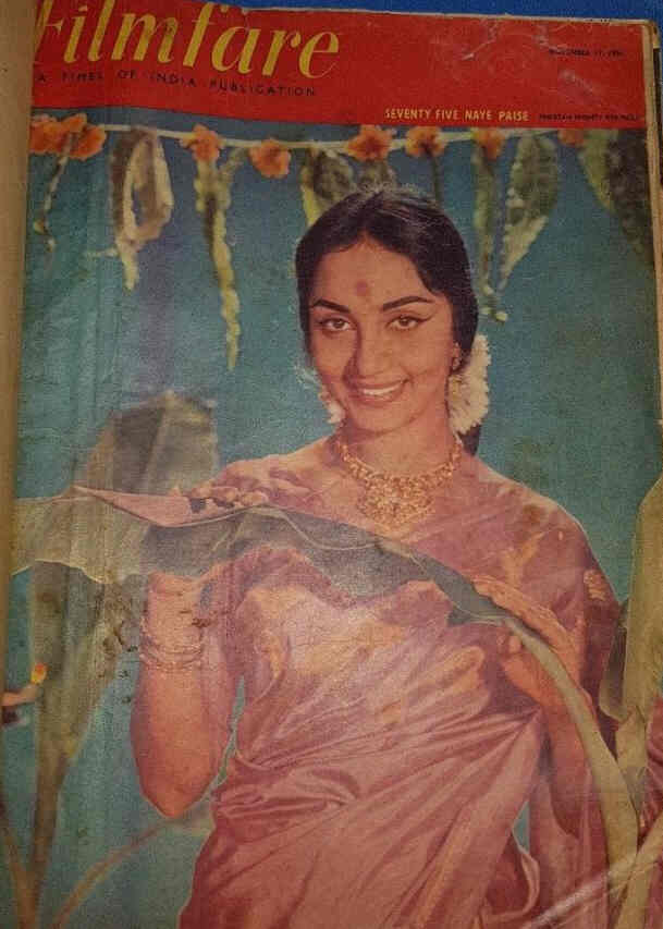 FILMFARE magazine side cover 17 November 1961