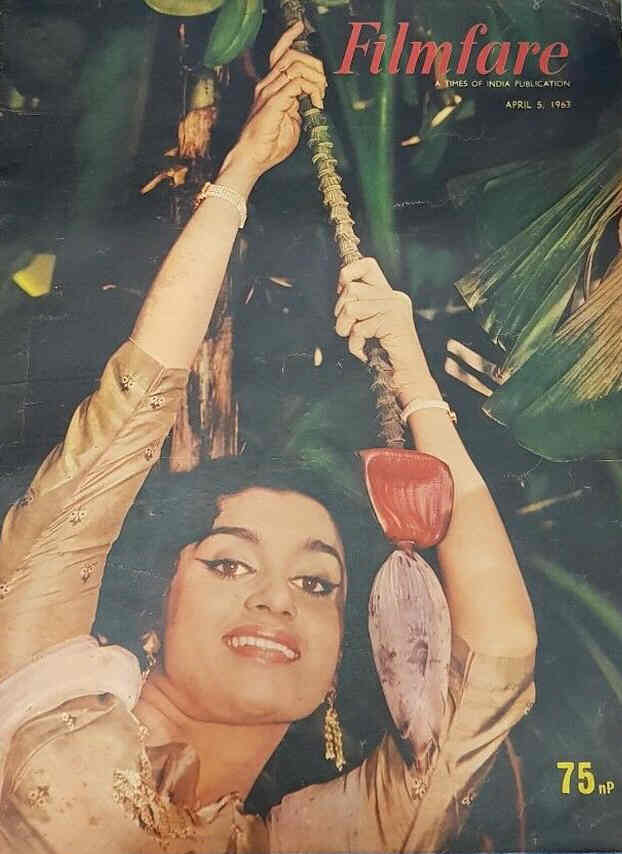 FILMFARE magazine side cover 5 April 1963