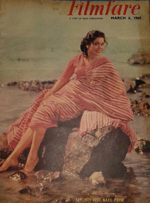 FILMFARE magazine side cover 6 March 1964