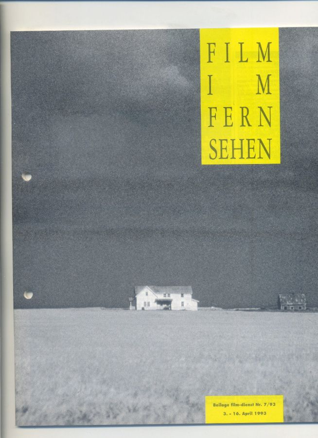 FILM IM FERNSEHEN magazine side cover Issue 7 3 April 1993