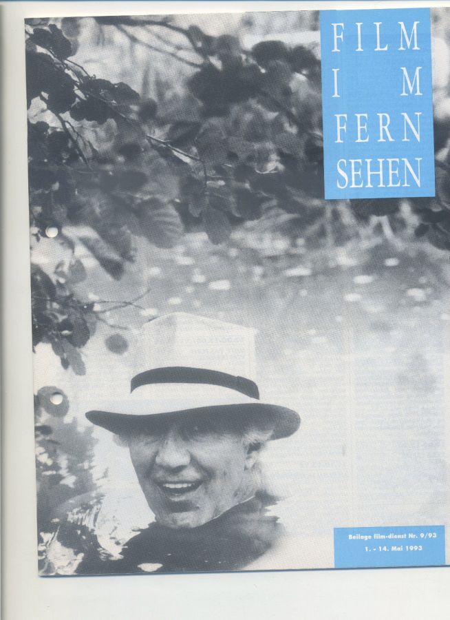 FILM IM FERNSEHEN magazine side cover Issue 9 1 May 1993