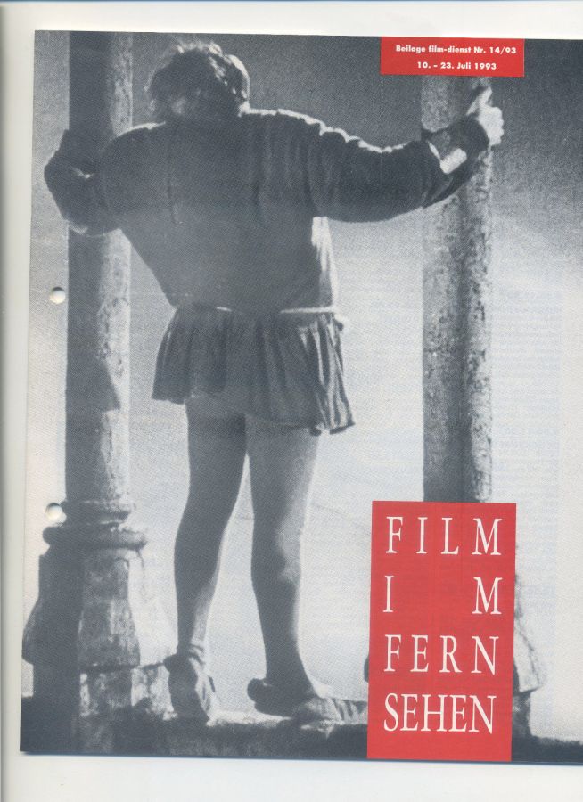 FILM IM FERNSEHEN magazine side cover Issue 14 10 July 1993
