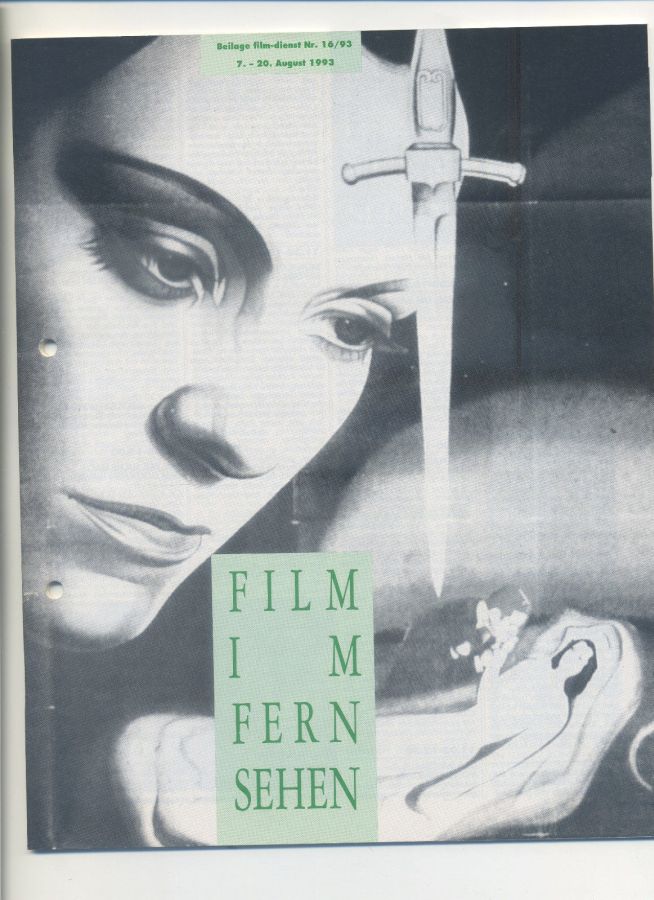 FILM IM FERNSEHEN magazine side cover Issue 16 7 August 1993