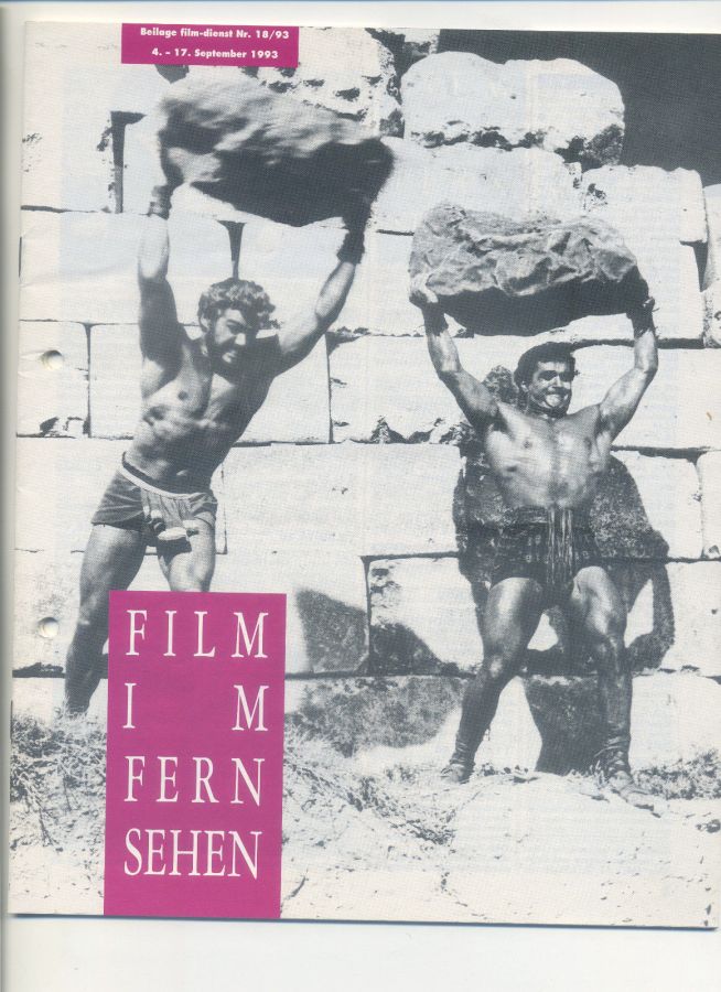 FILM IM FERNSEHEN magazine side cover Issue 18 4 September 1993
