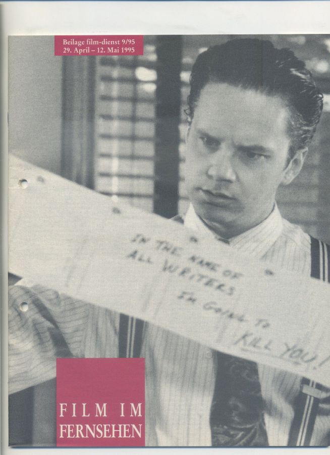 FILM IM FERNSEHEN magazine side cover Issue 9 29 April 1995