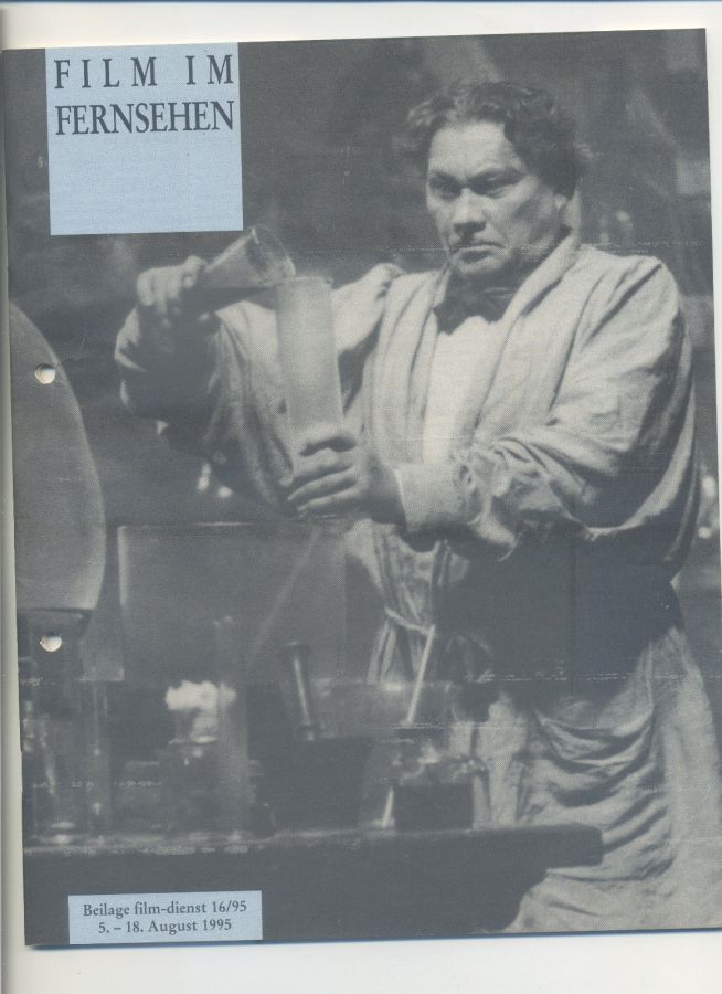 FILM IM FERNSEHEN magazine side cover Issue 16 5 August 1995