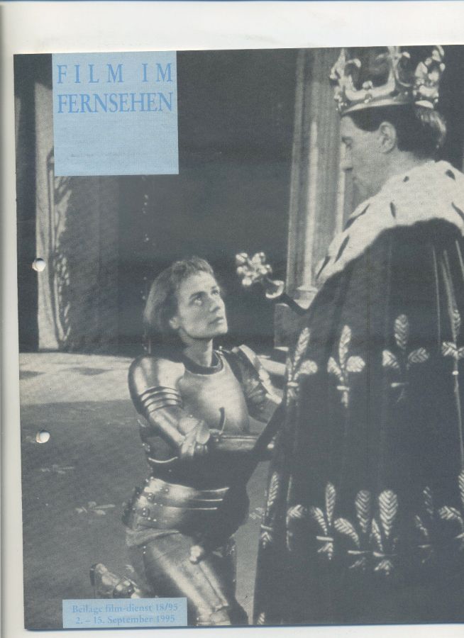 FILM IM FERNSEHEN magazine side cover Issue 18 2 September 1995