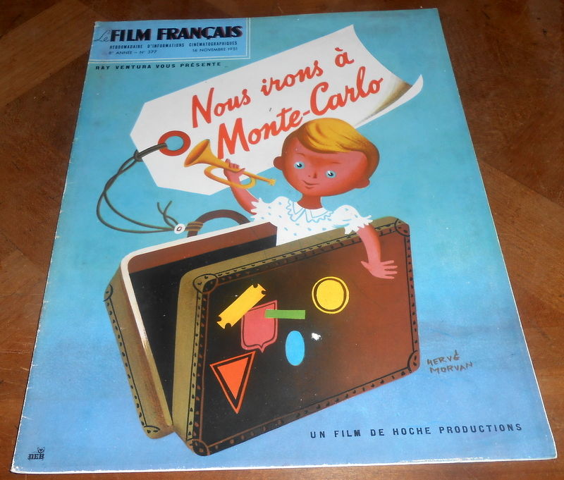 FILM FRANCAIS | LE magazine side cover Issue 377 16 November 1951