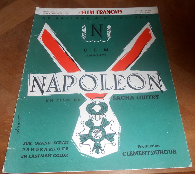FILM FRANCAIS | LE magazine side cover Issue 496 8 January 1954