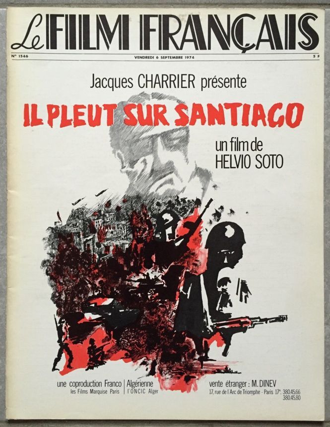 FILM FRANCAIS | LE magazine side cover Issue 1546 6 September 1974