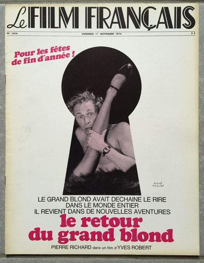 FILM FRANCAIS | LE magazine side cover Issue 1554 1 November 1974