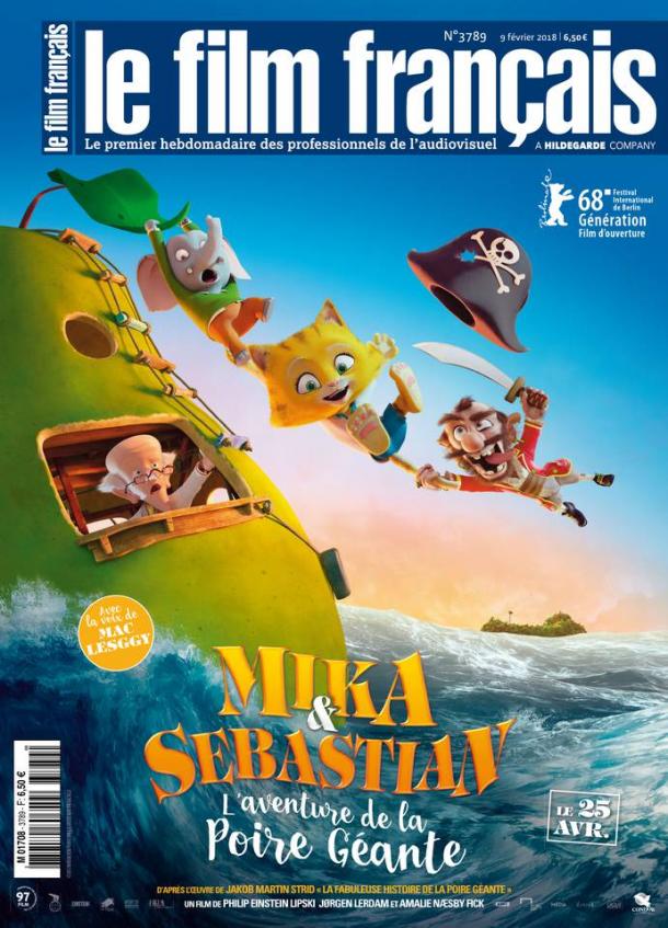 FILM FRANCAIS | LE magazine side cover Issue 3789 9 February 2018