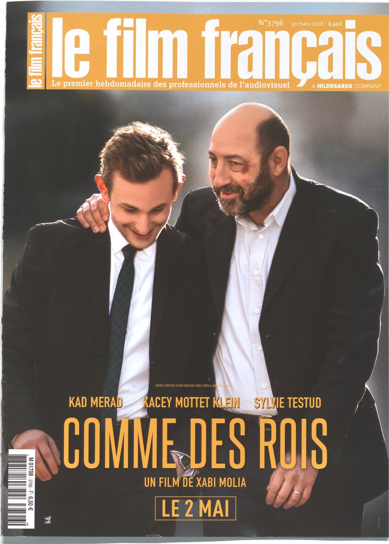 FILM FRANCAIS | LE magazine side cover Issue 3796 30 March 2018