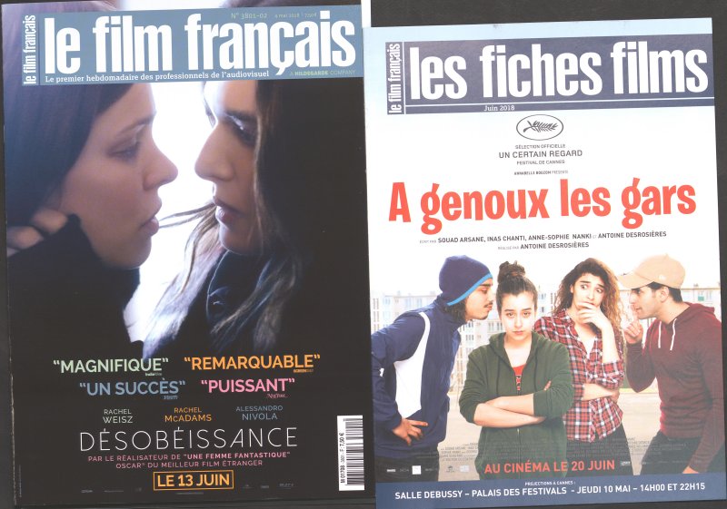 FILM FRANCAIS | LE magazine side cover Issue 3801-3802 4 May 2018
