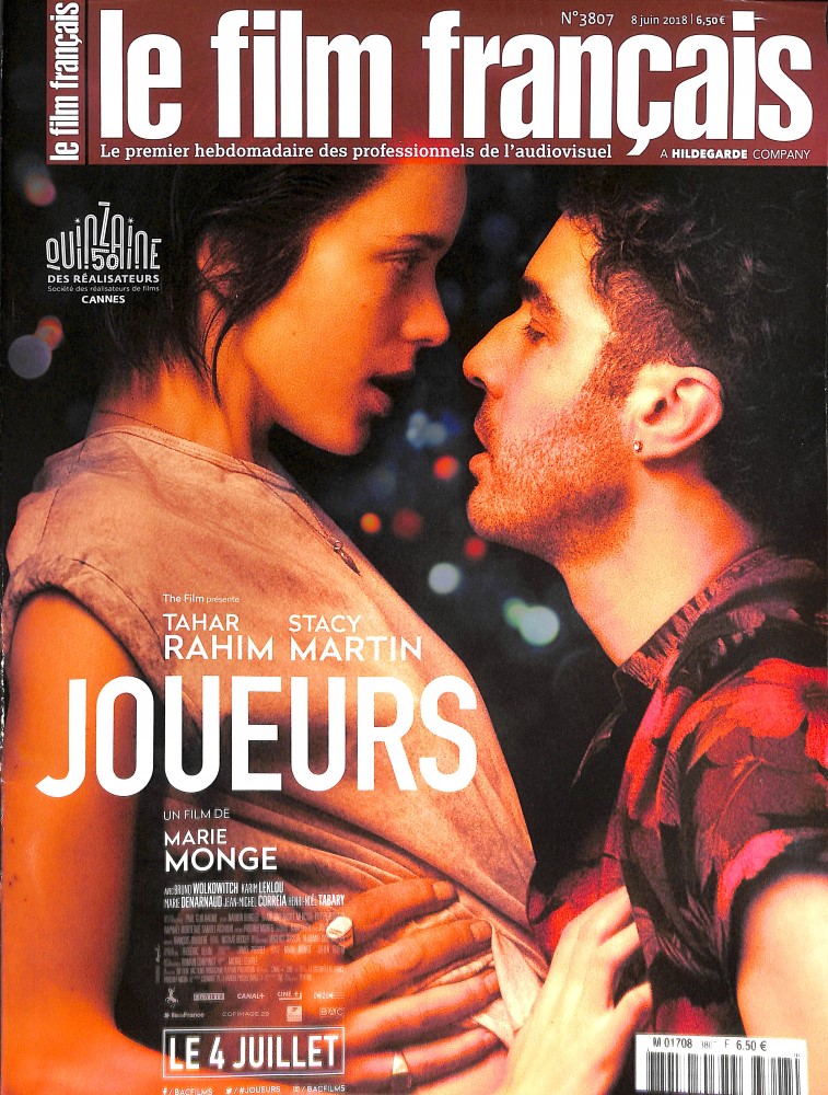 FILM FRANCAIS | LE magazine side cover Issue 3807 8 June 2018