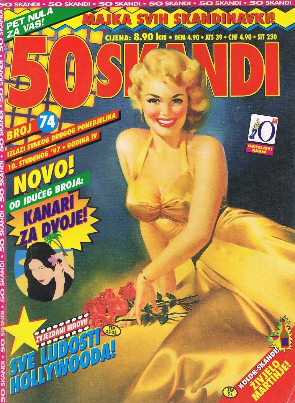 50 SKANDI magazine side cover Issue 74 10 November 1997