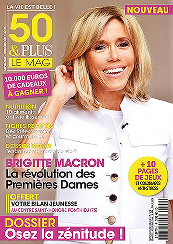 FIFTY AND PLUS LE MAG magazine side cover Issue 2  September/October 2017