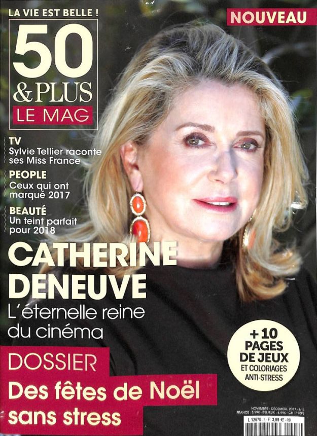 FIFTY AND PLUS LE MAG magazine side cover Issue 3  November/December 2017