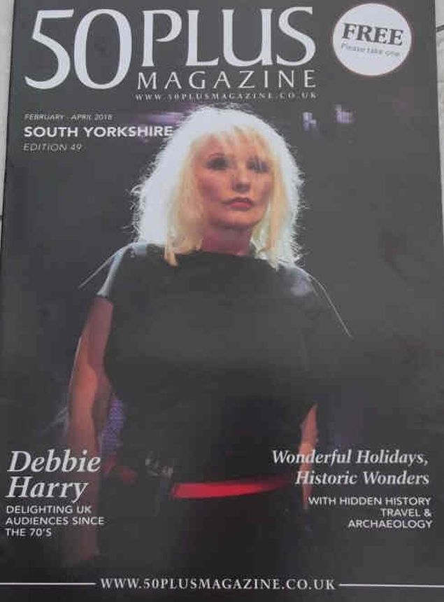 50 PLUS UK magazine side cover  February/April 2018