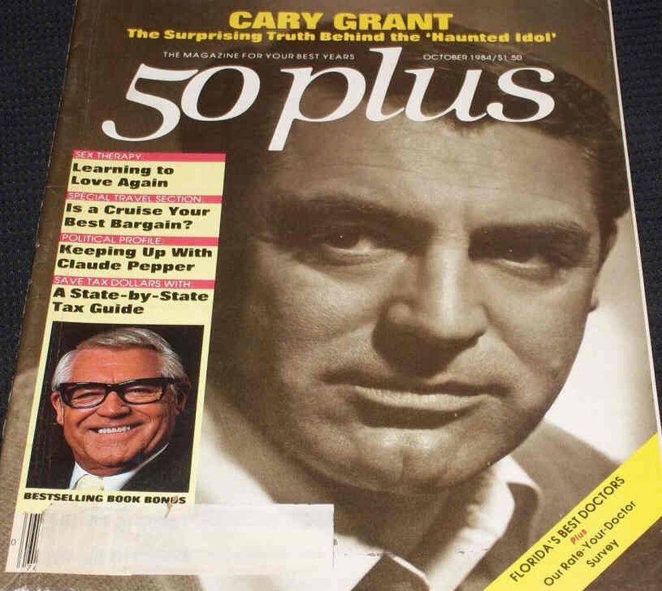 50 PLUS USA magazine side cover  October 1984