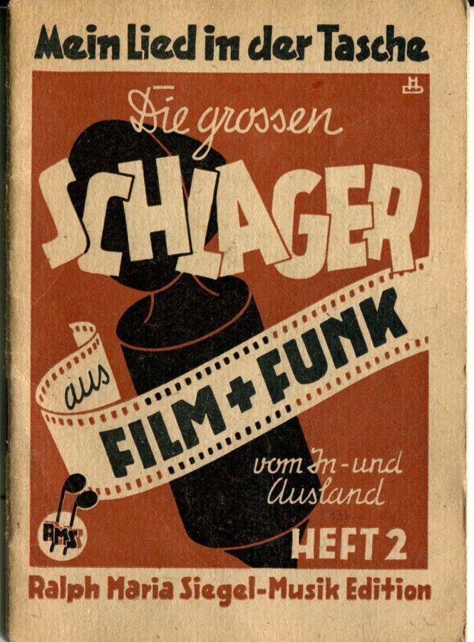 FILM PLUS FUNK SCHLAGERTEXTHEFT magazine side cover Issue 2   