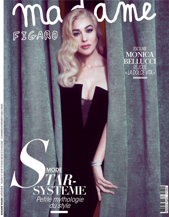 MADAME FIGARO FRANCE magazine side cover 20 May 2022