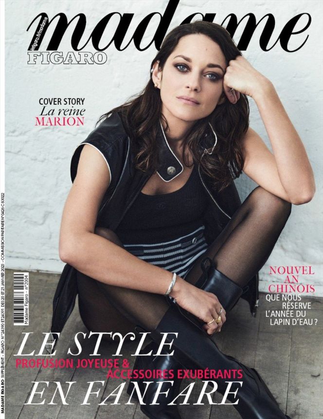 MADAME FIGARO FRANCE magazine side cover 20 January 2023