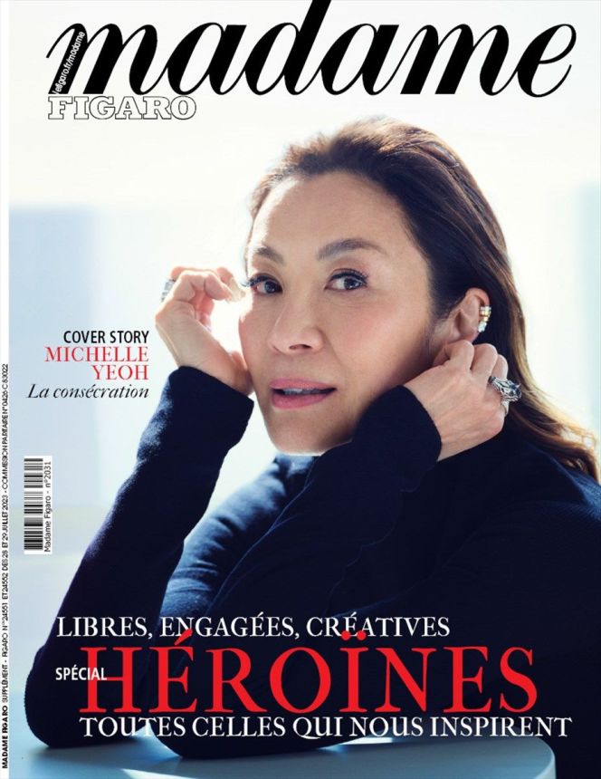 MADAME FIGARO FRANCE magazine side cover 28 July 2023