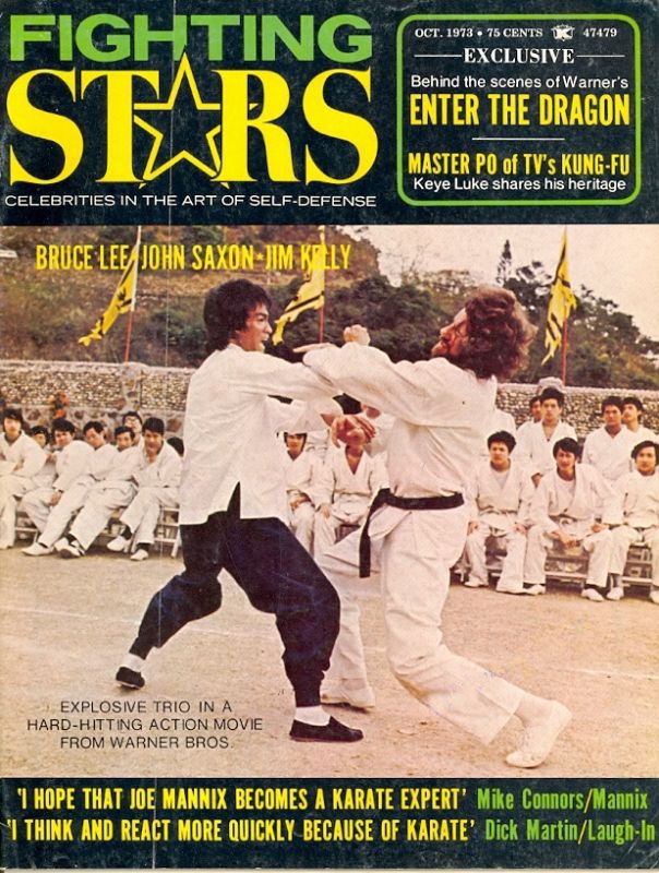 FIGHTING STARS magazine side cover Issue 1  Vol 1 # 1 October/November 1973