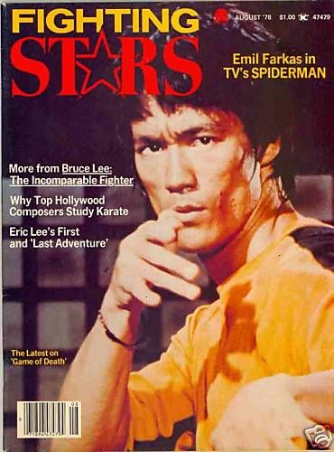 FIGHTING STARS magazine side cover August 1978