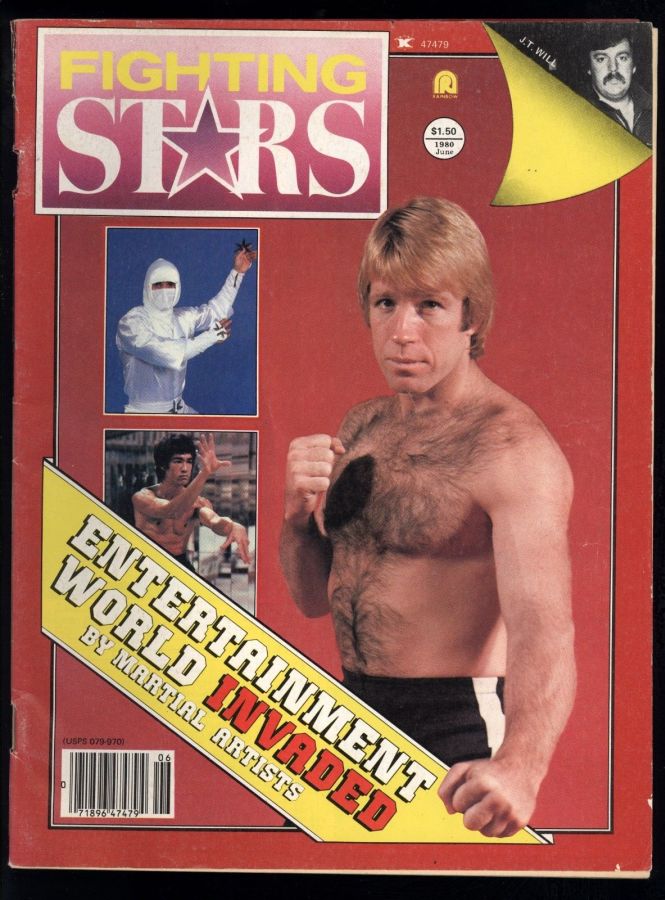 FIGHTING STARS magazine side cover June 1980