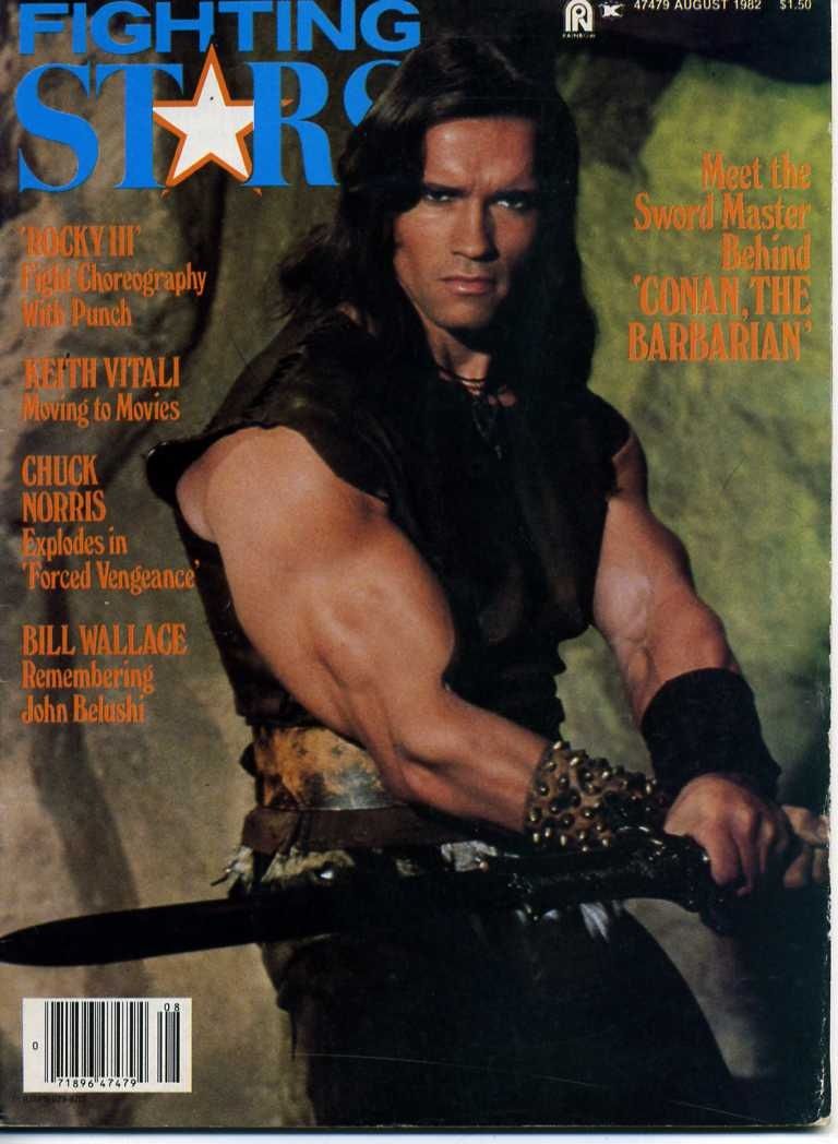 FIGHTING STARS magazine side cover August 1982