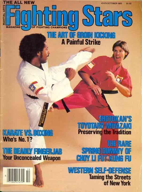 FIGHTING STARS magazine side cover October 1983